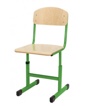 Židle s regulací výšky, vel. 4-6, zelená