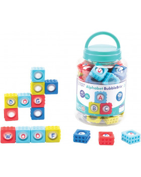 Senzorická stavebnice BubbleBrix - Abeceda
