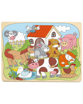 Puzzle - Veselá domácí zvířata
