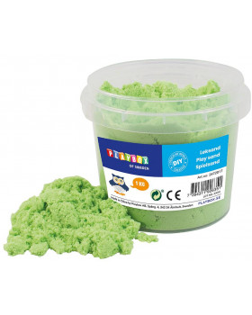 Písek na hraní, 1 kg - zelený