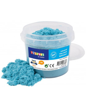 Písek na hraní, 1 kg - světle modrý