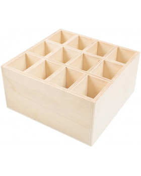Dřevěný stojan na tužky