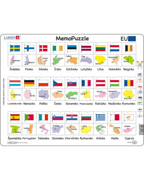Puzzle - Evropské státy a vlajky