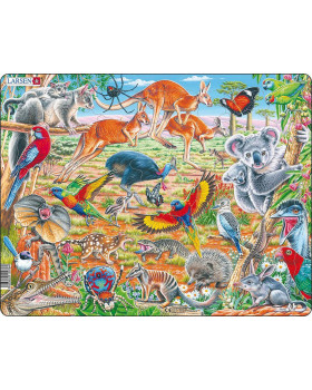 Puzzle - Zvířata v Austrálii