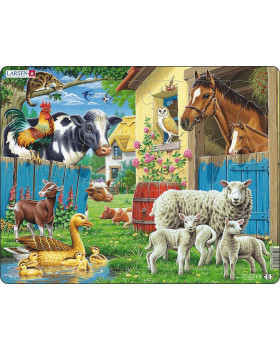 Puzzle - Život na farmě