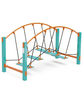 Dětské hřiště - Obloukový balanční most