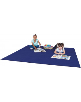 Čtvercový koberec 2x2 m - modrý