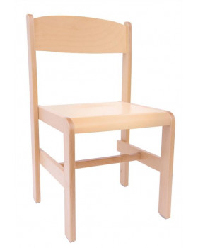 Dřevěná židle Extra BUK přírodní - 38 cm