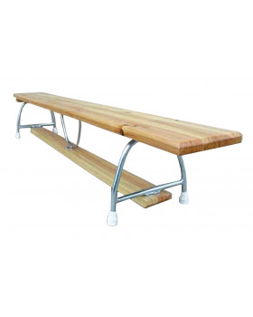 Gymnastická lavička s kovovou konstrukcí 2 m