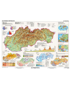 Slovensko - na tematických mapách (160 x 120 cm)