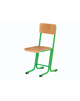 Školní židle LEKTOR - zelená, vel. L 4