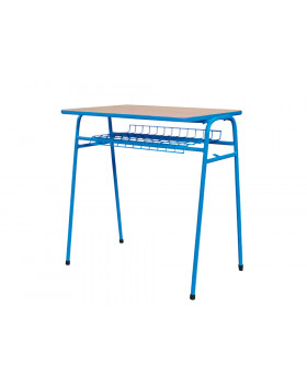 Školní jednomístná lavice KLASIK - modrá, vel. L 4