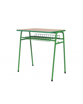 Školní jednomístná lavice KLASIK - zelená, vel. S 4