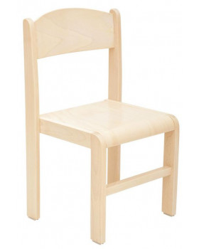 Dřevěná židle JAVOR 38 cm natural