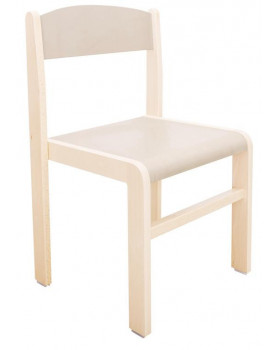 Dřevěná židle výška 35 cm - JAVOR, cappuccino