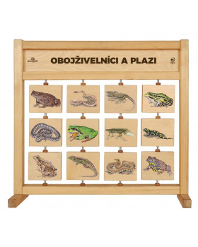 Stolní tabulka poznání - Obojživelníci a plazi CZ