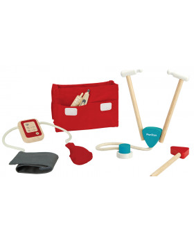 Dřevěný lékařský set
