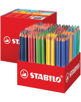 STABILO Trio Thick - trojhranné pastelky, 300 kusů