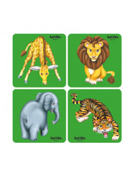 Sada puzzle - zvířata z Afriky