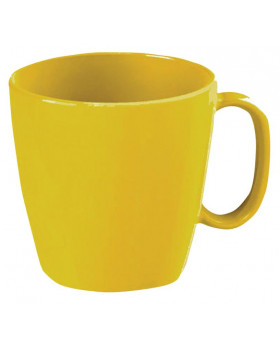 Hrnek s ouškem, 0,23 l - žlutý, 1 ks