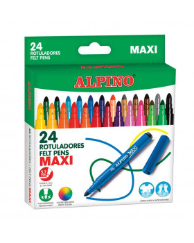 ALPINO fixy MAXI, 24 ks