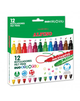 ALPINO fixy Stamper, 12 ks
