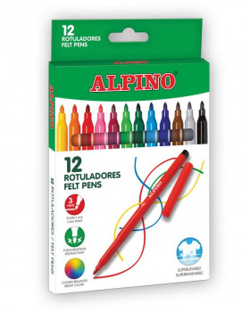 ALPINO fixy, 12 ks