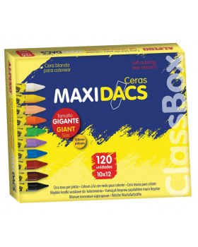 ALPINO voskovky MAXIDacs Ceras, 120 ks