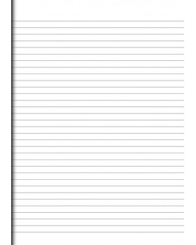 Skládaný dvojlist, linkovaný, A3, 200 listů