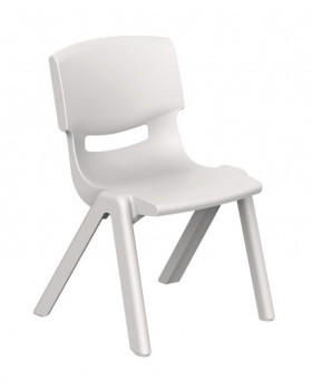 Židlička plastová, 38 cm, šedá