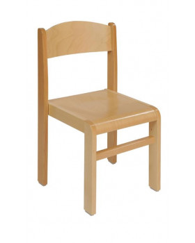 Dřevěná židlička BUK přírodní 21 cm