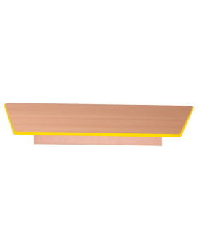 Stolní deska 18 mm, BUK, lichoběžník,  žlutá