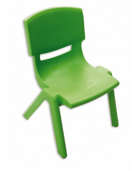 Židlička plastová. 35,5 cm zelená