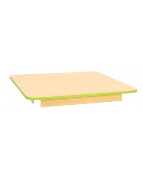 Stolní deska 18 mm, JAVOR, čtverec 80x80 cm, žlutá