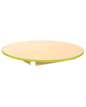 Stolní deska 18 mm, JAVOR, kruh 90  cm, zelená
