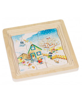 Vrst.puzzle - 4 roční období