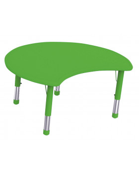 Plastová stolová deska - Kruh výsek zelený