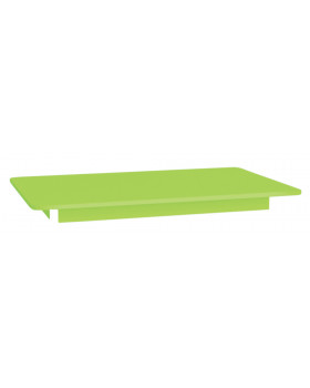 Barevná stolní deska 18 mm, obdélník 125x80 cm,zelená
