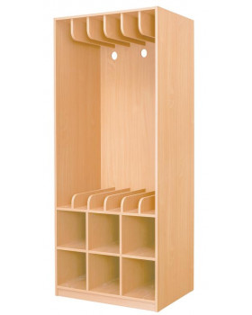 Skříň na lehátka,matrace a lůžkoviny 6 BUK