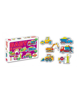 BABY Puzzle - Vozidlá na stavbě