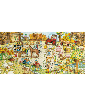 Razítkové puzzle - Farma
