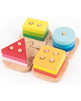 Skládačka - Puzzle barvy a tvary