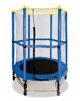 Dětská trampolína s bezpečnostní sítí