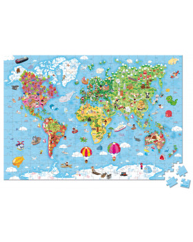 Velké puzzle - Mapa světa