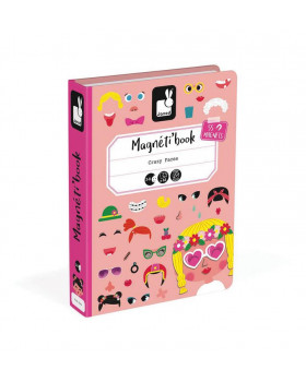Magnetická kniha - Dívčí zábavné obličeje