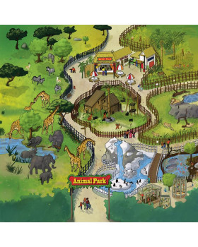 Podložka na tématické hry - ZOO