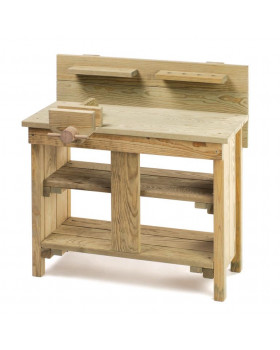Dřevěný pracovní stůl
