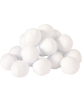 Sněhové koule - Vatové míčky