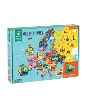 Vkládací puzzle - Mapa Evropy