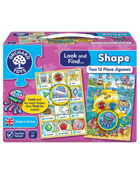 Puzzle hledej a najdi - Tvary